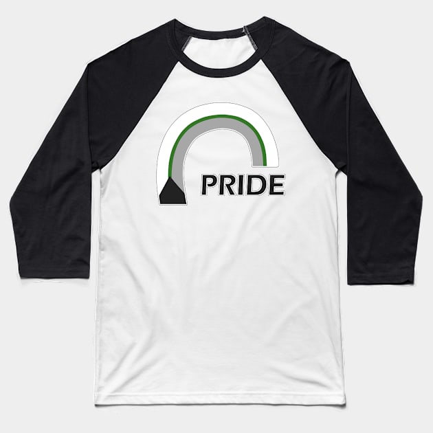 Demiromantic rainbow pride Baseball T-Shirt by Alyen